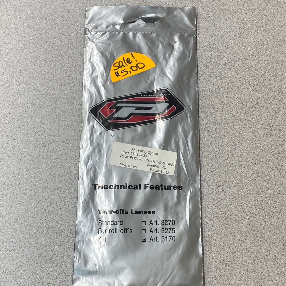 Tear-Offs Lenses - Art.3170